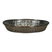 Bowl / pocket tray made of silver-plated wire