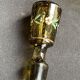 Amber crystal enamel and gilded liquor service
