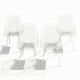 Lot De 4 Chaises "bikini" De Charles & Ray Eames Pour Herman Miller