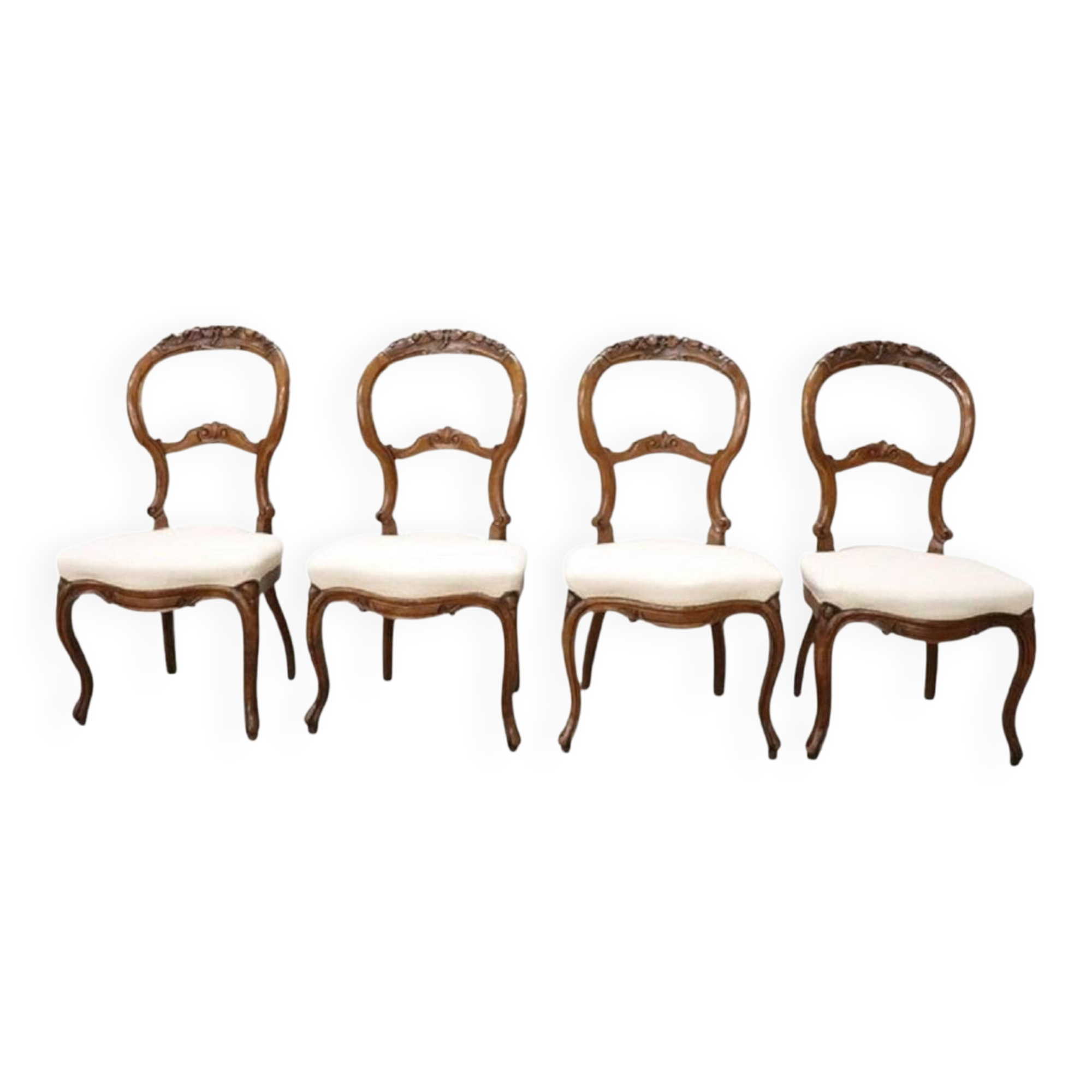 19th Century Walnut Dining Chairs