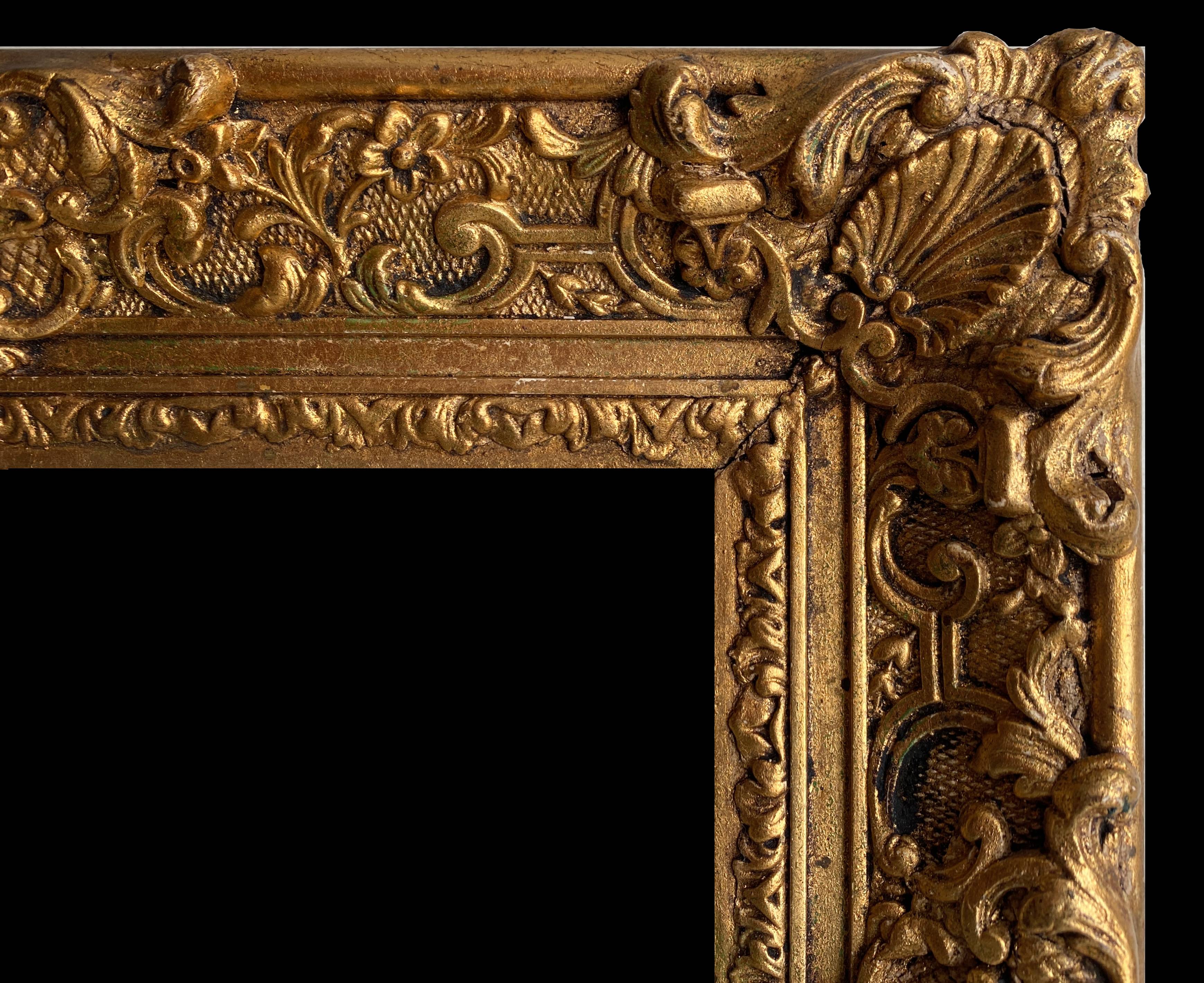 Frame XIX° century Louis XIV style gilded stucco Antique Frame