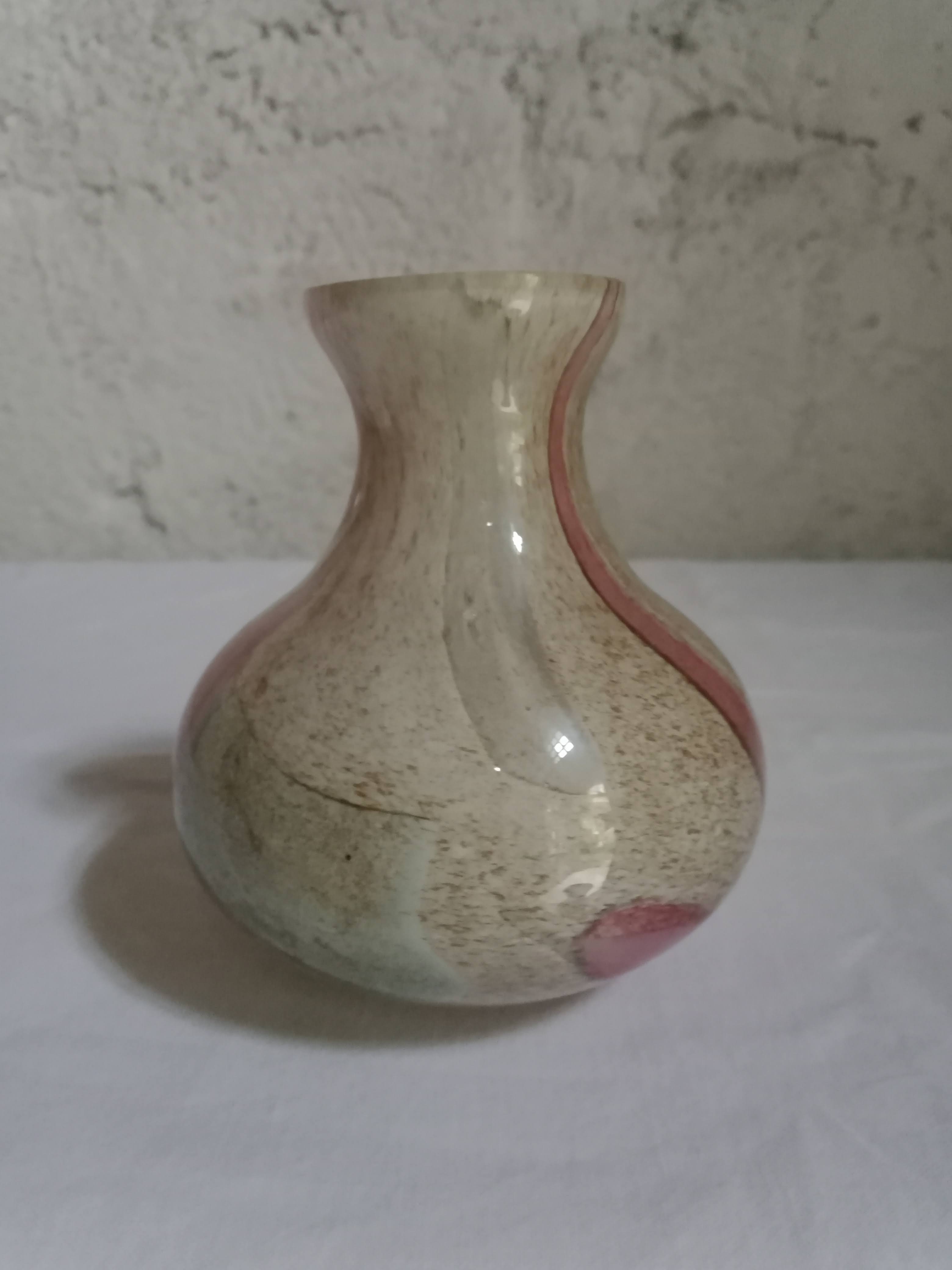 Blown glass vase la rochère