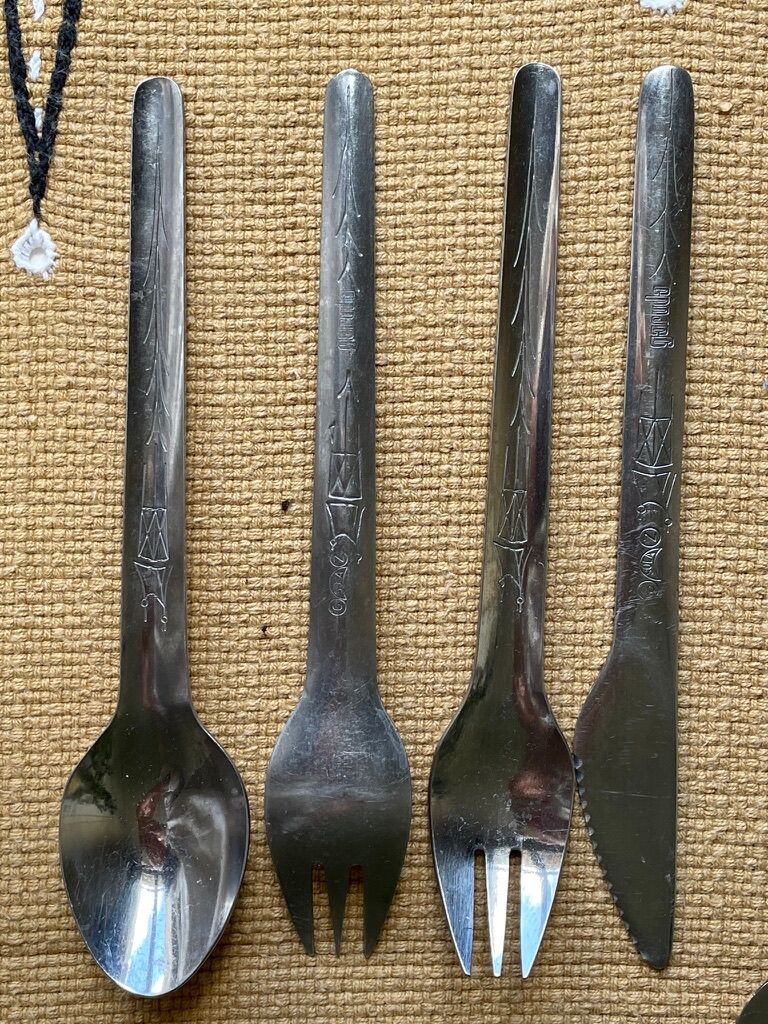 Set of cutlery aviation collection