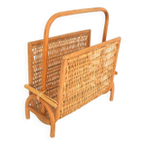 Rattan vinyl holder