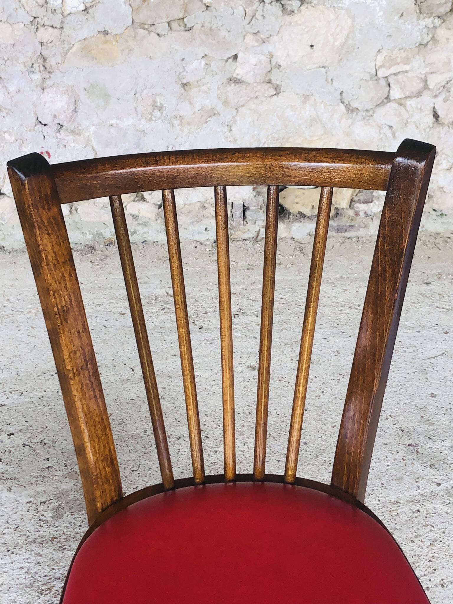 Pair of bistro chairs model # 153 by Baumann, circa 50/60