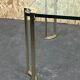 60s 70s brutalist bronze coffee table peter ghyczy coffee table space age design