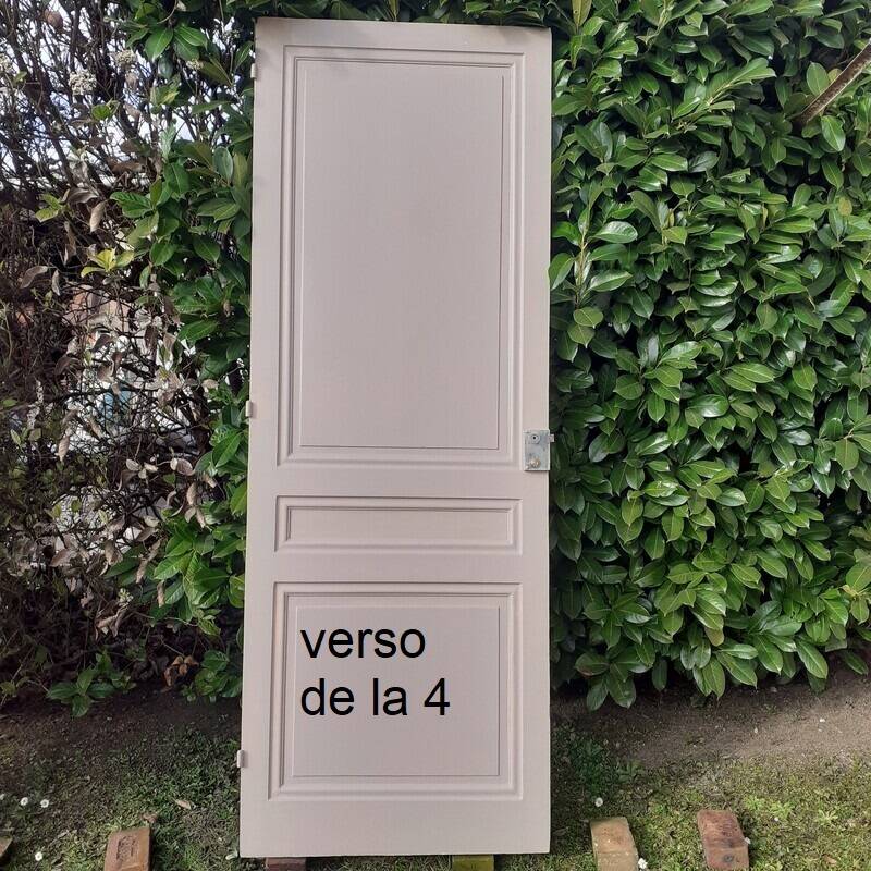 Set of 4 old solid wood interior doors