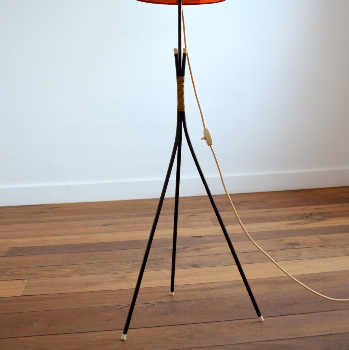 Vintage tripod floor lamp 1950s