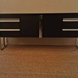 Enfilade vintage métallique style Bauhaus des années 1970