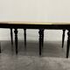 Elegant extendable oak table and black legs, 6/16 covers