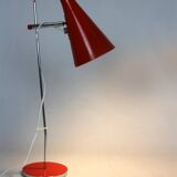 Red Table Lamp by Josef Hurka for Lidokov, 1970s