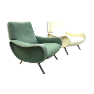 Paire de fauteuils "Lady" Marco Zanuso 1960 vintage