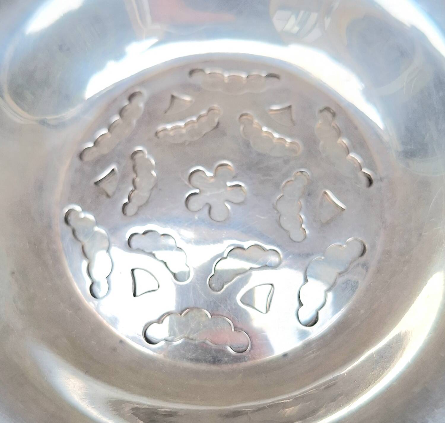 Coquillor silver-plated metal butter dish