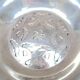 Coquillor silver-plated metal butter dish