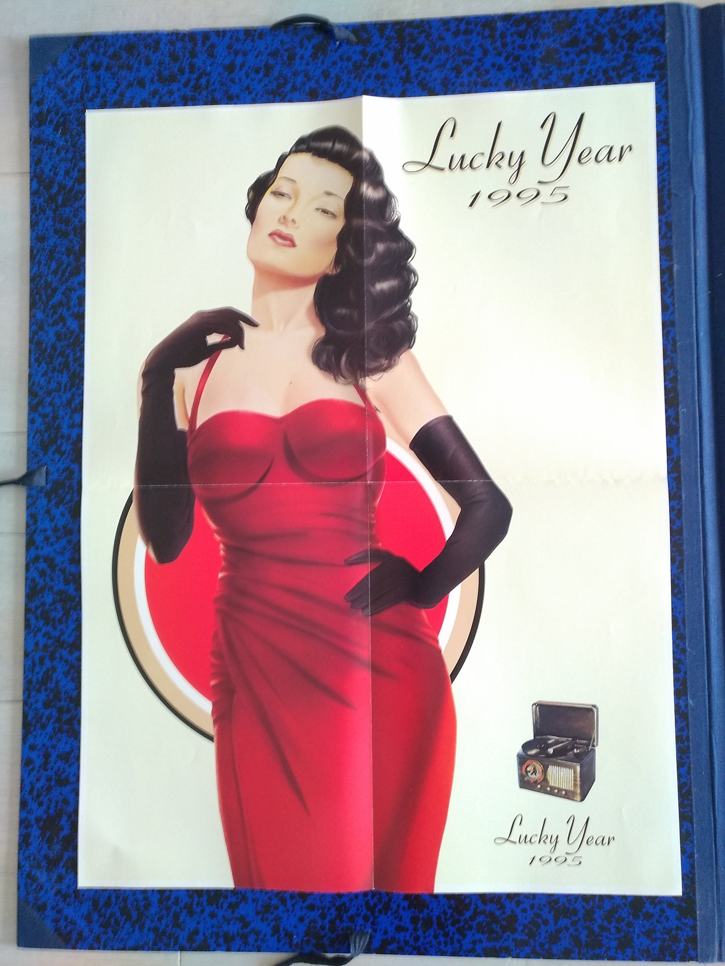Advertisement poster Lucky Year 1955