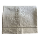 Linge ancien, drap brodé, monogramme MB
