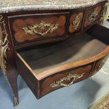 Dresser in marquetry style Louis XV