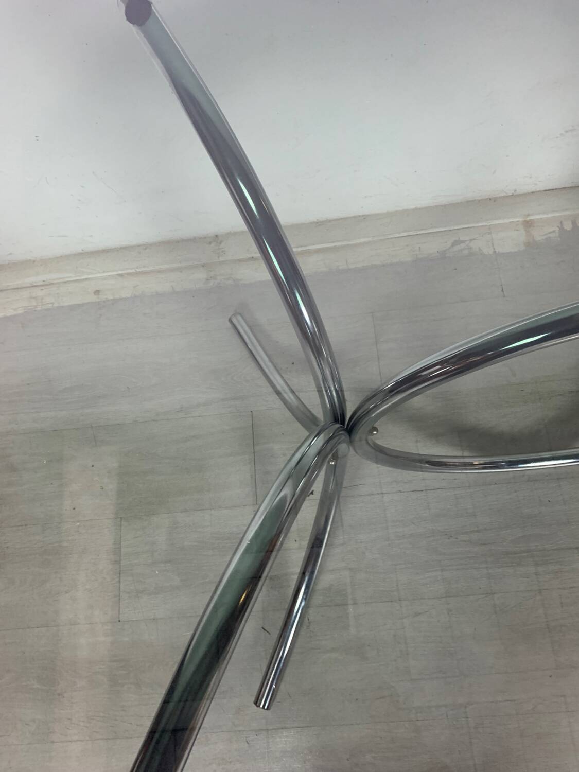 Glass steel table
