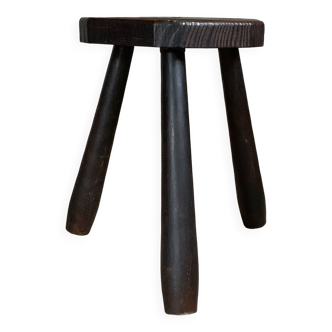 Tabouret de ferme vintage brutalisme