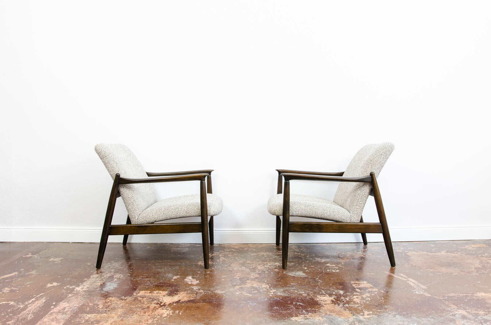 Pair of GFM-64 armchairs by Edmund Homa 1960's