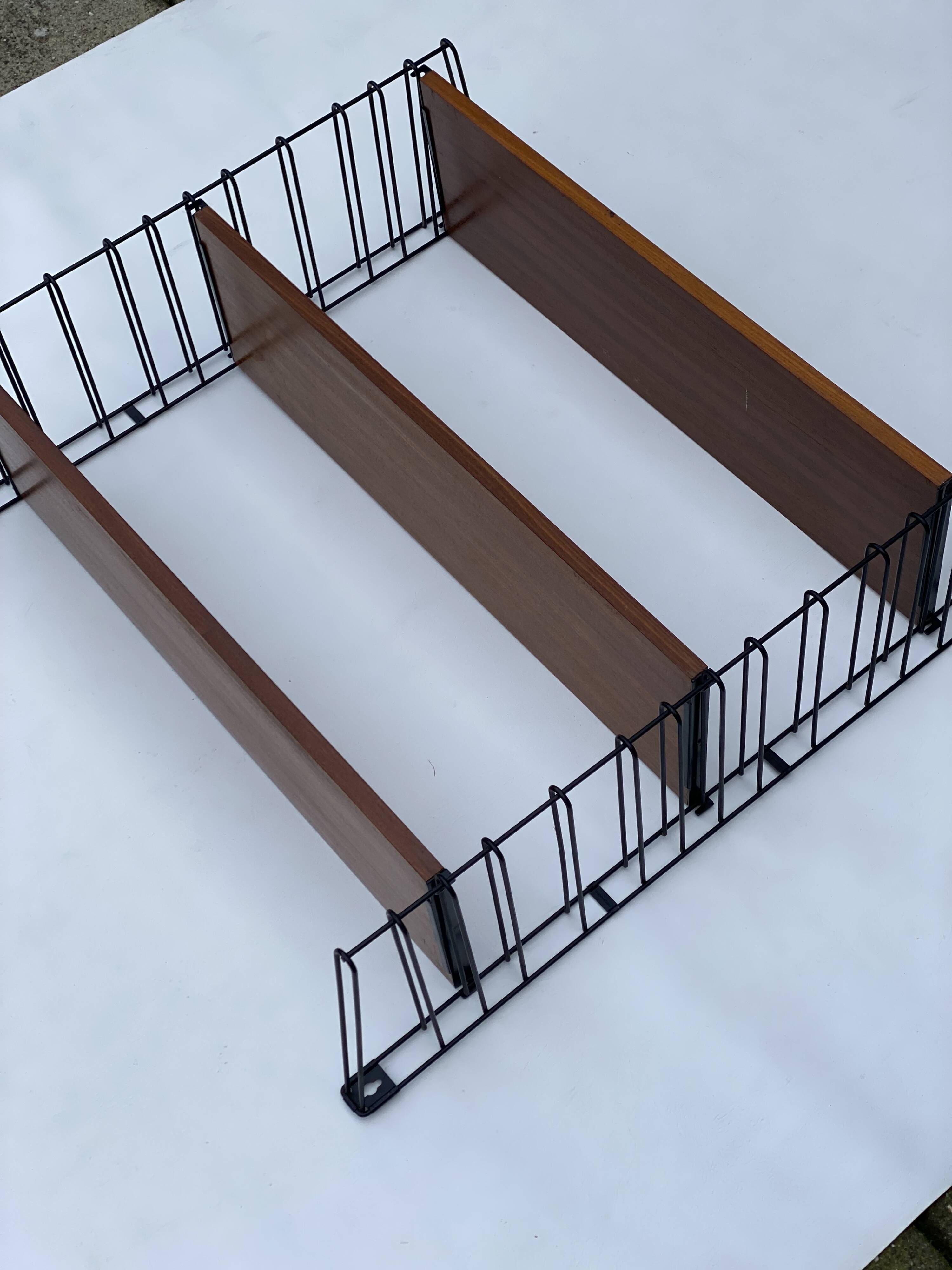 Vintage Teak Wall Shelves by Tomado