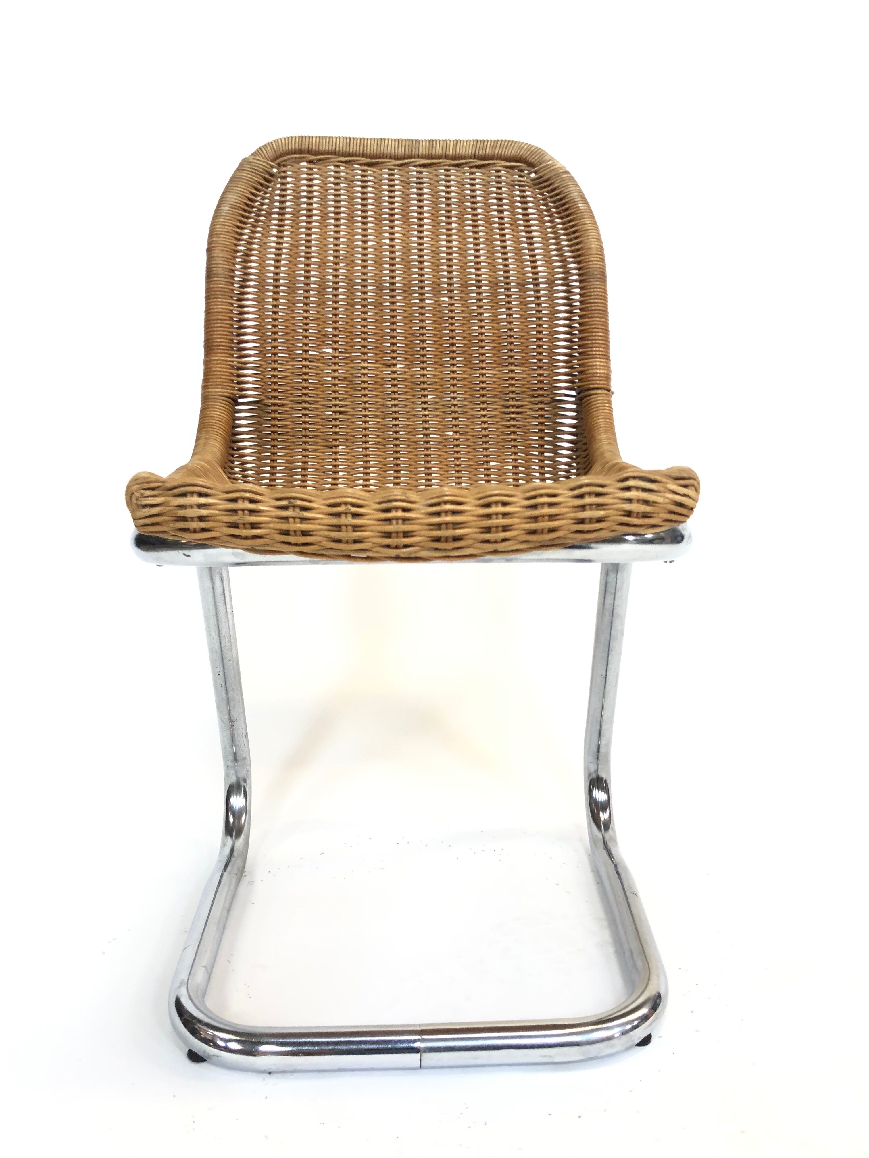 Dirk van Sliedrecht vintage tubular chairs