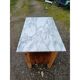Wood and marble kitchen chopping board
