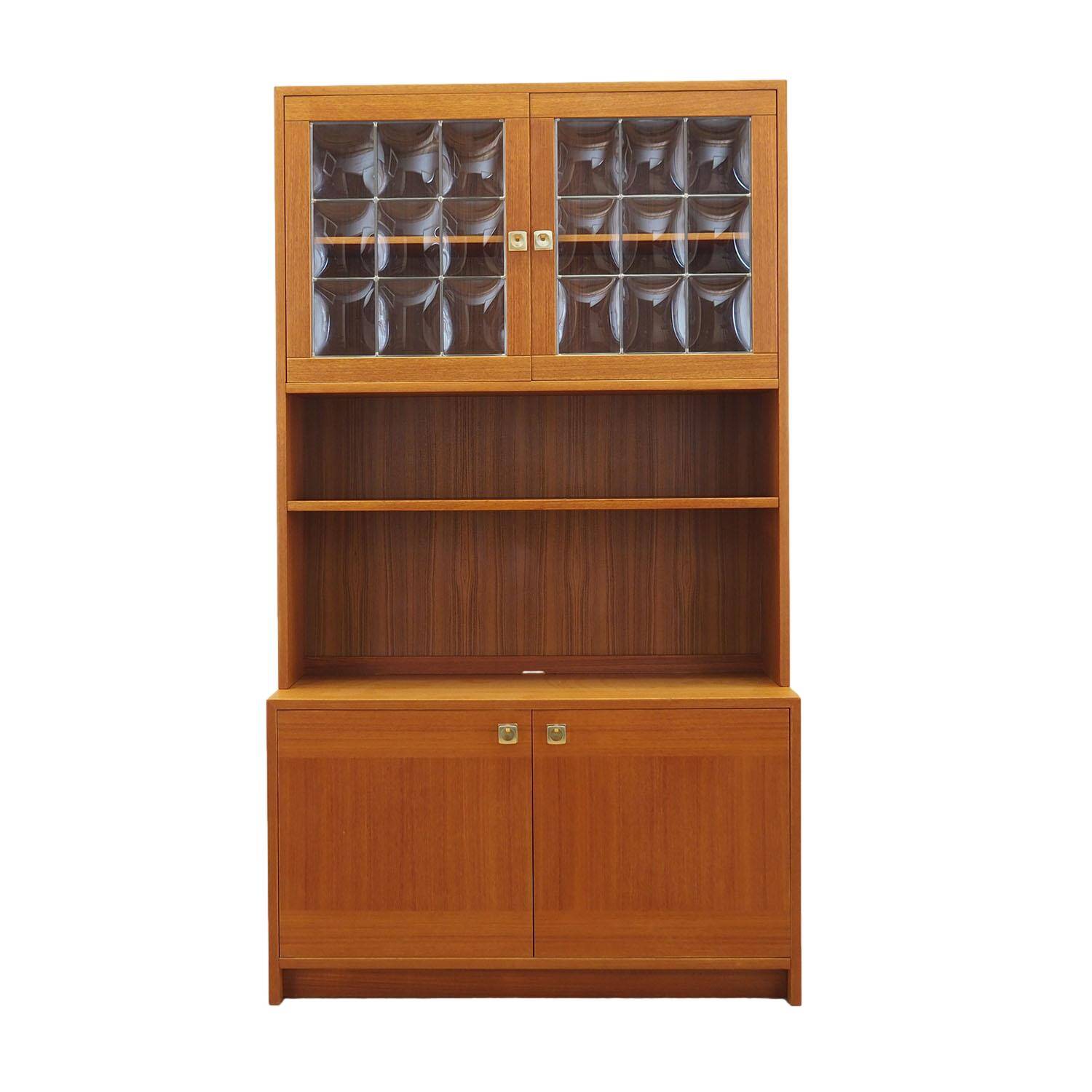Bibliothèque en teck avec étagères réglables, Danemark, années 1970
