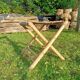 Tabouret rétro bambou