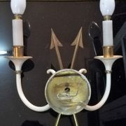 Paire d'appliques à flèches en bronze