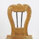 Chaise d'appoint d'art populaire primitif