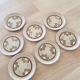 Lot de 7 assiettes Sarrguemines