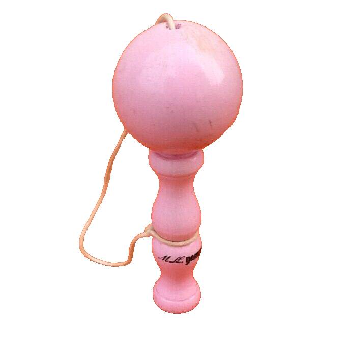 Wooden cup and ball game