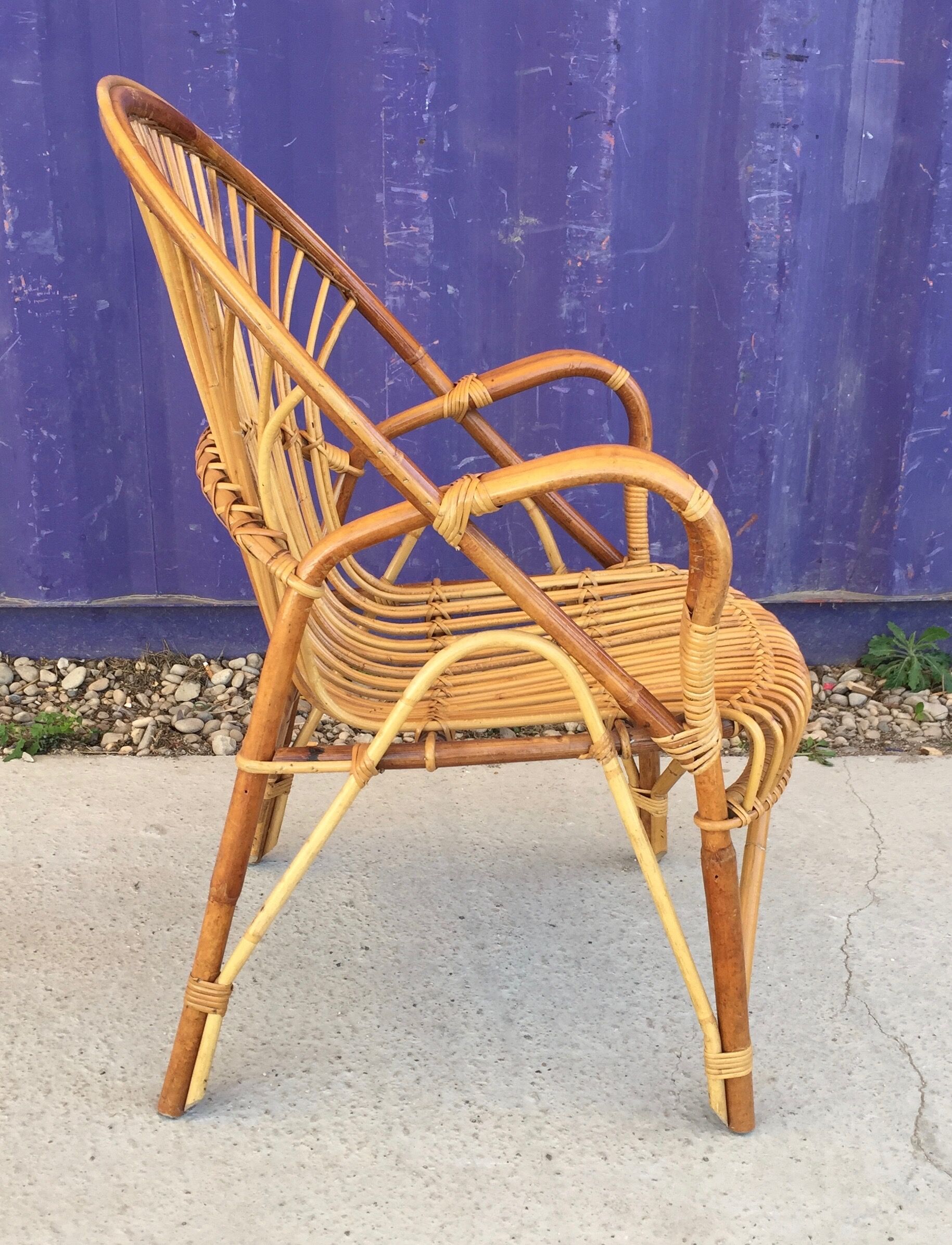 Vintage rattan chair