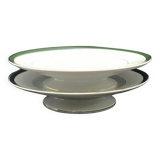 Assiettes sur piédestal XIX siècle Villeroy and Boch