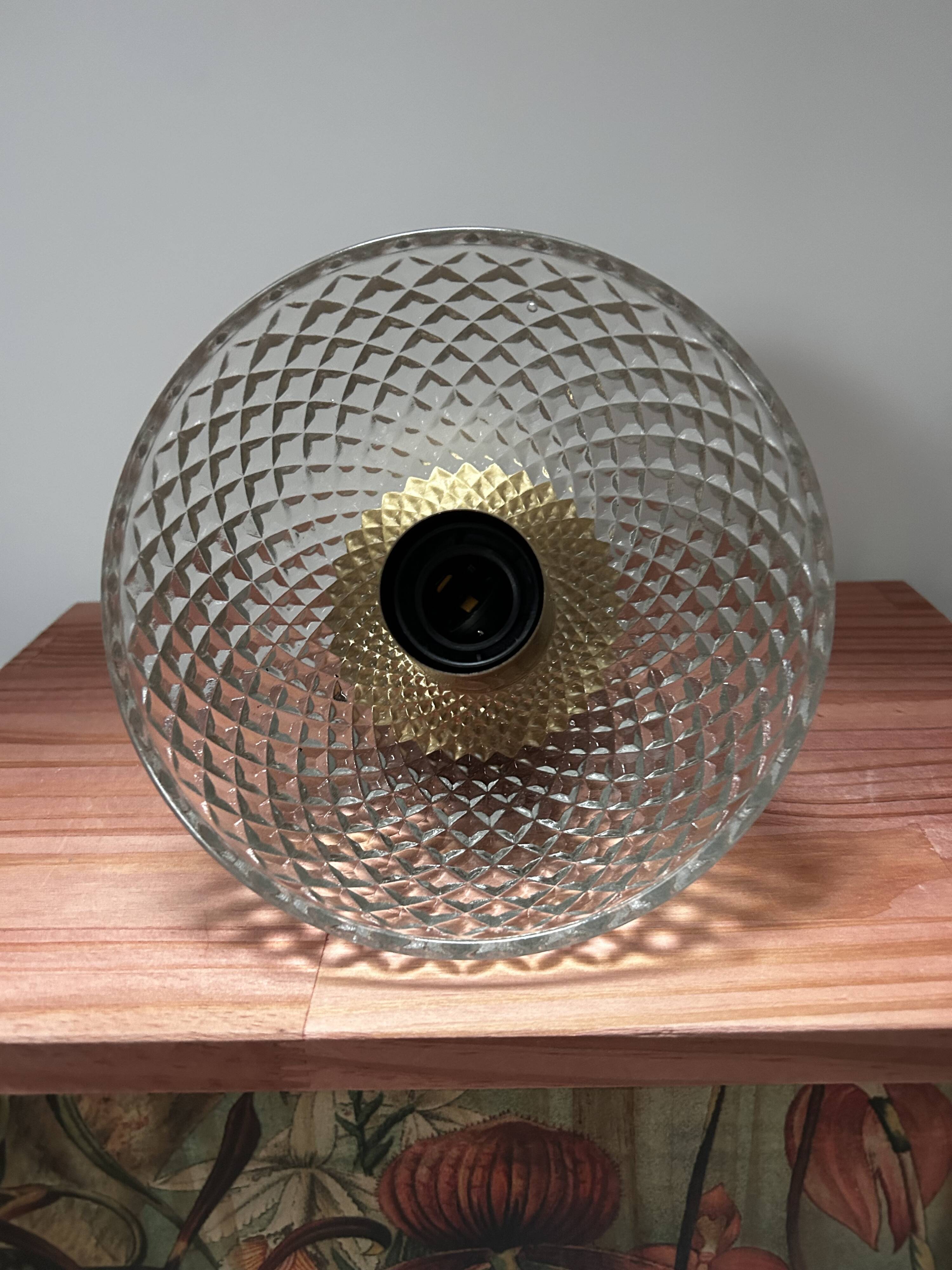 Vintage globe wall light