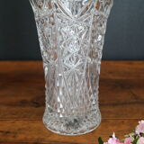Bohemian crystal vase