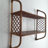 Vintage rattan floor