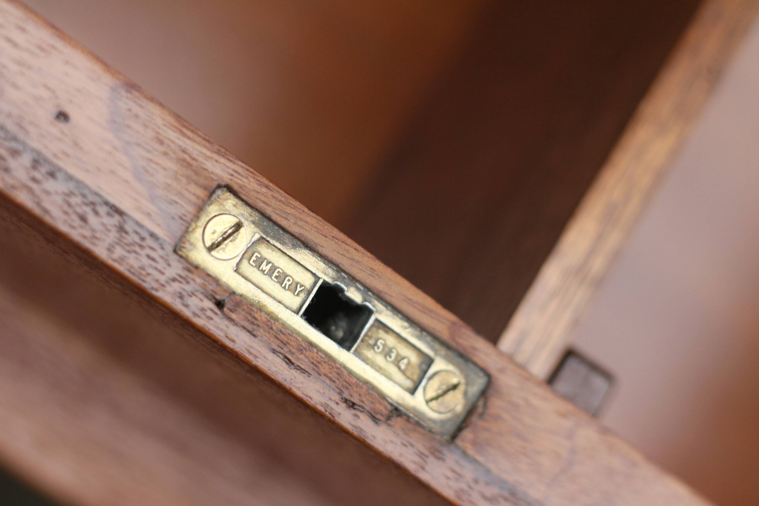 Rare: adorable mahogany boat furniture (circa 1900). Very good condition.