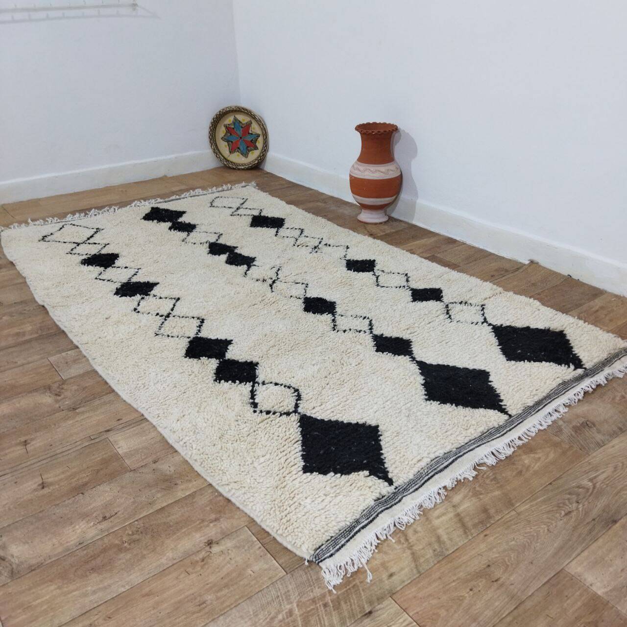 Handmade Moroccan Berber Rug 252 X 145 CM