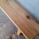 Bench 180 cm old solid wood with patina