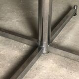 70'S vintage chrome round table and chrome feet