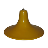 Suspension type indus en métal jaune