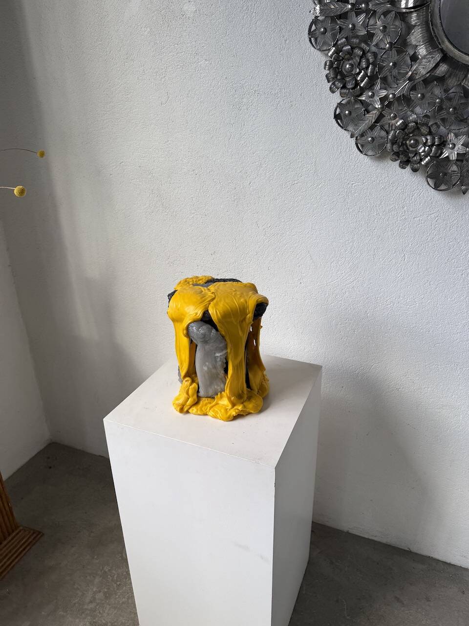 Resin fish sculpture