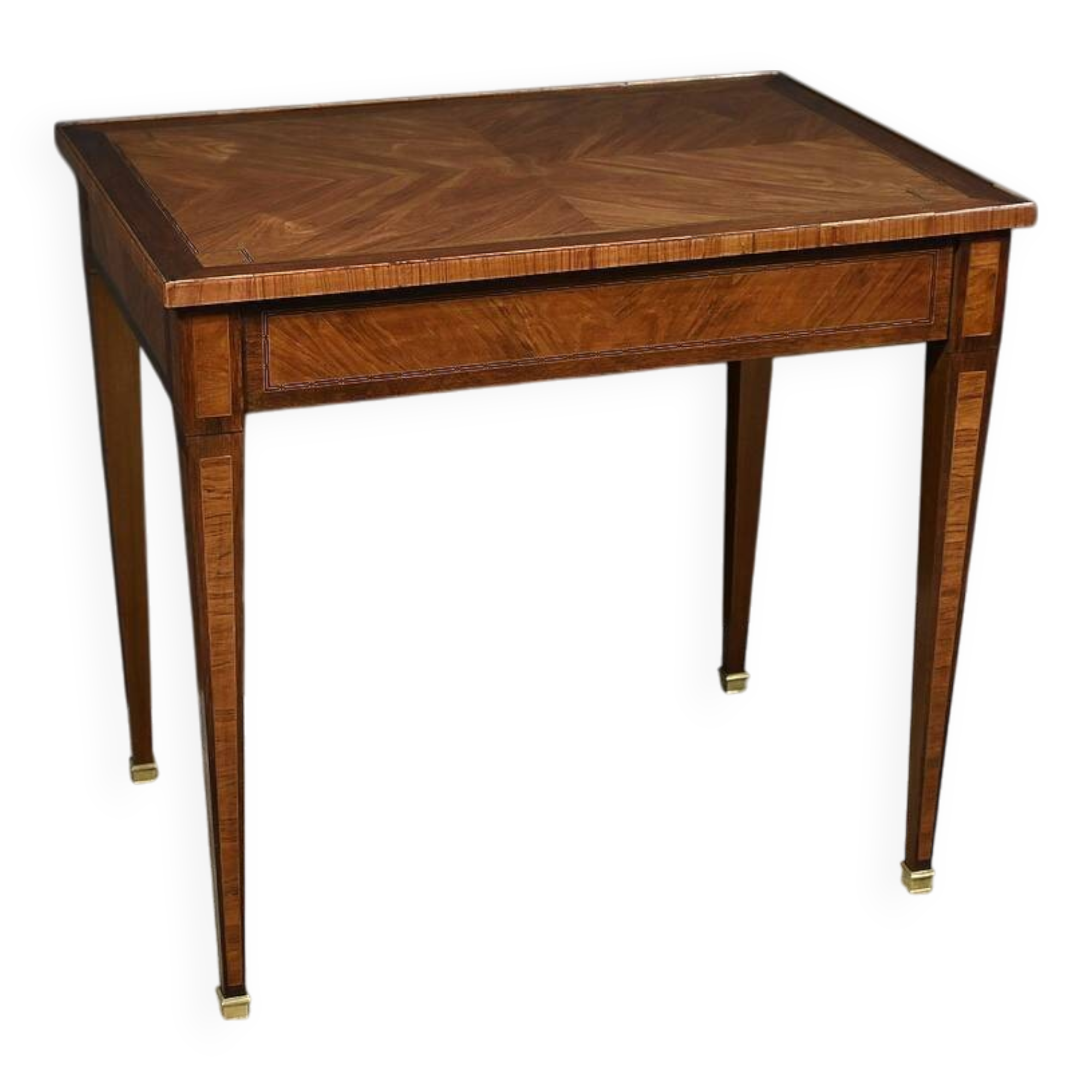 Small Marquetry Desk Table, Louis XVI style – 2nd part of the 19th century