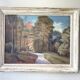 Antique painting of a forest landscape signed S.Gautier