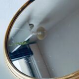 Vintage brass mirror