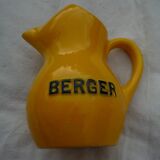 Vintage shepherd pitcher in yellow earthenware, excellent condition