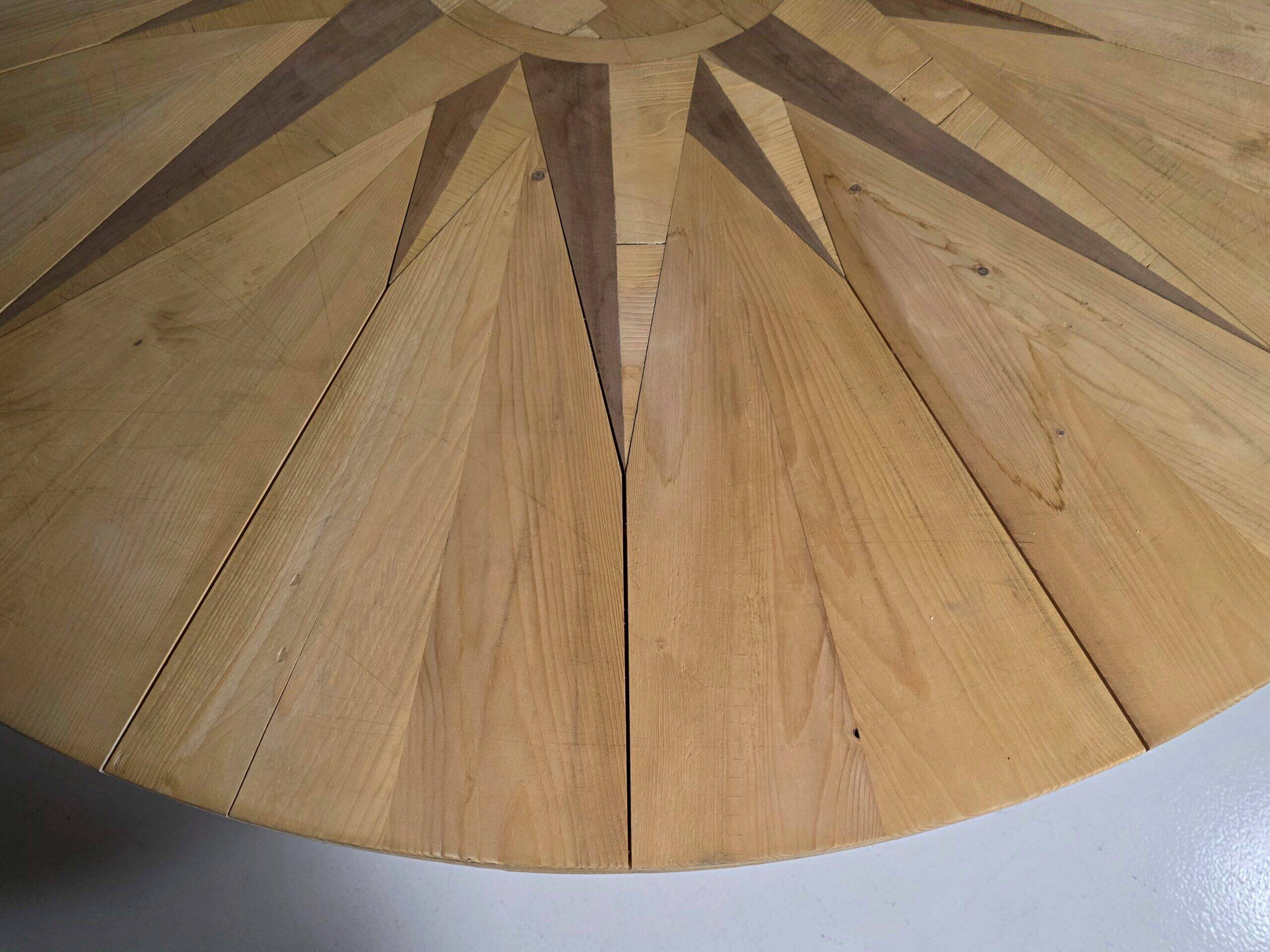 Rosa Dei Venti table by Mario Ceroli for Poltronova, 1970s