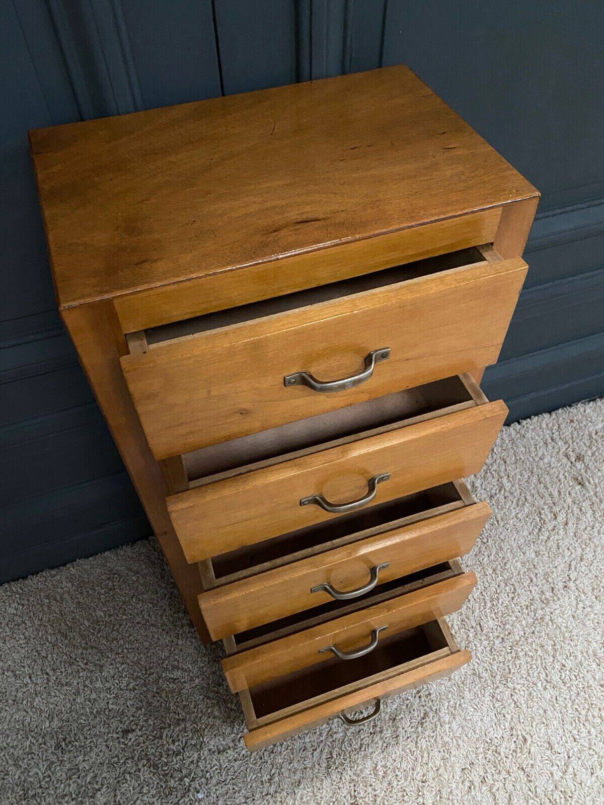 1950 furniture with five drawers spindle legs
